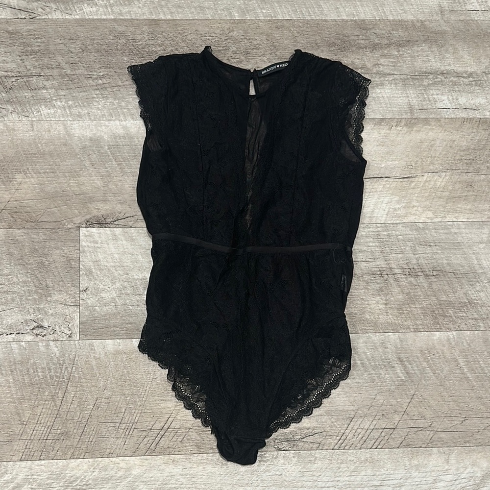 Black Lace Bodysuit